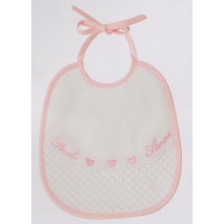 BAVETTA PICCOLO AMORE 20x22 CM. CONFEZ. 3 PEZZI